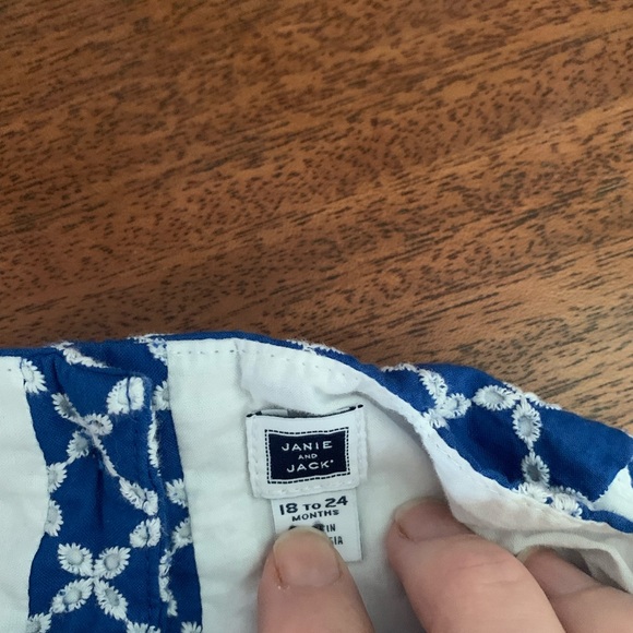 Janie and jack eyelet romper - Picture 4 of 6